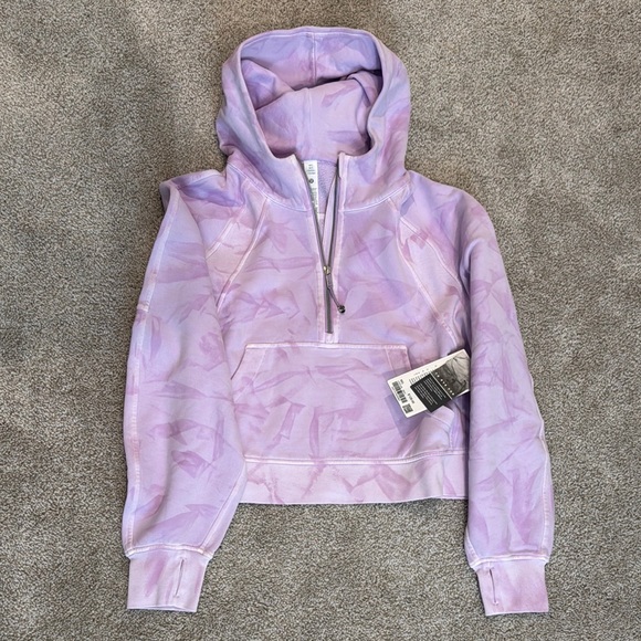 lululemon athletica Tops - 🦄🦄NWT- Lululemon Scuba Oversized Half-Zip Hoodie *Dye🦄🦄
